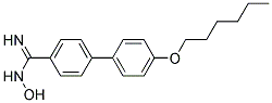 4'-HEXYLOXY-N-HYDROXY-BIPHENYL-4-CARBOXAMIDINE Struktur