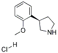 (R)-3-(2-METHOXYPHENYL)PYRROLIDINE HYDROCHLORIDE Struktur