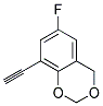 8-ETHYNYL-6-FLUORO-4H-BENZO-[1,3]-DIOXINE Struktur