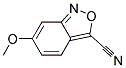 6-METHOXYBENZO[C]ISOXAZOLE-3-CARBONITRILE Struktur