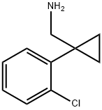 C-[1-(2-CHLORO-PHENYL)-CYCLOPROPYL]-METHYLAMINE Struktur