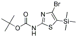 (4-BROMO-5-TRIMETHYLSILANYL-THIAZOL-2-YL)-CARBAMIC ACID TERT-BUTYL ESTER Struktur