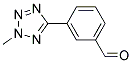 3-(2-METHYL-2H-TETRAZOL-5-YL)BENZALDEHYDE Struktur