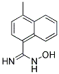 N-HYDROXY-4-METHYL-NAPHTHALENE-1-CARBOXAMIDINE Struktur