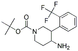 TERT-BUTYL 4-AMINO-3-(2-(TRIFLUOROMETHYL)PHENYL)PIPERIDINE-1-CARBOXYLATE Struktur