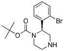 (S)-2-(2-BROMO-PHENYL)-PIPERAZINE-1-CARBOXYLIC ACID TERT-BUTYL ESTER Struktur