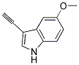 3-ETHYNYL-5-METHOXY-INDOLE Struktur