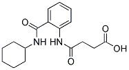 N-(2-CYCLOHEXYLCARBAMOYL-PHENYL)-SUCCINAMIC ACID Struktur