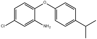 5-CHLORO-2-(4-ISOPROPYLPHENOXY)ANILINE Struktur