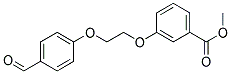 METHYL 3-[2-(4-FORMYLPHENOXY)ETHOXY]BENZENECARBOXYLATE Struktur