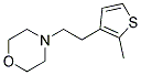 4-[2-(2-METHYL-THIOPHEN-3-YL)-ETHYL]-MORPHOLINE Struktur