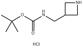 3-BOC-AMINOMETHYL-AZETIDINE HYDROCHLORIDE Struktur