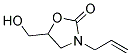 3-ALLYL-5-HYDROXYMETHYL-OXAZOLIDIN-2-ONE Struktur