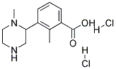 3-(N-METHYLPIPERAZINYL) METHYLBENZOIC ACID 2HCL Struktur