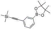 3-(4,4,5,5-TETRAMETHYL-[1,3,2]DIOXABOROLAN-2-YL)-PHENYLETHYNYL-TRIMETHYLSILANE Struktur