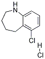 6-CHLORO-2,3,4,5-TETRAHYDRO-1H-BENZO[B]AZEPINE HYDROCHLORIDE Struktur