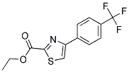 4-(4-TRIFLUOROMETHYL-PHENYL)-THIAZOLE-2-CARBOXYLIC ACID ETHYL ESTER Struktur