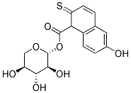 6-HYDROXY-2-THIONAPHTHOYL-BETA-L-XYLOPYRANOSIDE Struktur