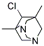 6-CHLORO-5,7-DIMETHYL-1,3-DIAZATRICYCLO[3.3.1.1(3,7)]DECANE Struktur