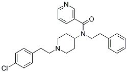 N-(1-[2-(4-CHLOROPHENYL)ETHYL]PIPERIDIN-4-YL)-N-(2-PHENYLETHYL)NICOTINAMIDE Struktur