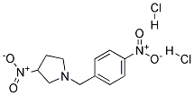 3-NITRO-1-(4-NITRO-BENZYL)-PYRROLIDINE DIHYDROCHLORIDE Struktur