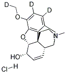 CODEINE-D3 HYDROCHLORIDE Struktur