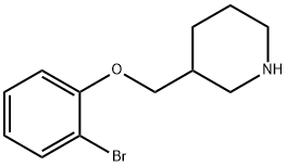 3-[(2-BROMOPHENOXY)METHYL]PIPERIDINE Struktur