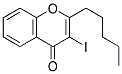 3-IODO-2-PENTYL-CHROMEN-4-ONE Struktur