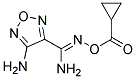 4-AMINO-N'-((CYCLOPROPYLCARBONYL)OXY)-1,2,5-OXADIAZOLE-3-CARBOXIMIDAMIDE Struktur