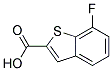 7-FLUORO-1-BENZOTHIOPHENE-2-CARBOXYLIC ACID Struktur