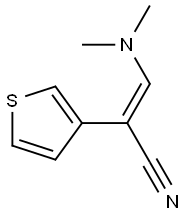 3-(DIMETHYLAMINO)-2-(3-THIENYL)ACRYLONITRILE Struktur