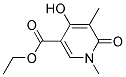 4-HYDROXY-1,5-DIMETHYL-6-OXO-1,6-DIHYDRO-PYRIDINE-3-CARBOXYLIC ACID ETHYL ESTER Struktur