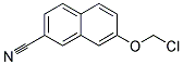 7-CHLOROMETHOXY-NAPHTHALENE-2-CARBONITRILE Struktur