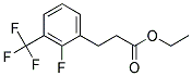 3-(2-FLUORO-3-TRIFLUOROMETHYL-PHENYL)-PROPIONIC ACID ETHYL ESTER Struktur