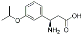 (R)-3-AMINO-3-(3-ISOPROPOXYPHENYL)PROPANOIC ACID Struktur