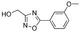 (5-(3-METHOXYPHENYL)-1,2,4-OXADIAZOL-3-YL)METHANOL Struktur