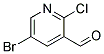 5-BROMO-2-CHLORO-PYRIDINE-3-CARBALDEHYDE Struktur