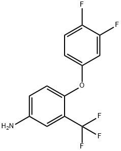 4-(3,4-DIFLUOROPHENOXY)-3-(TRIFLUOROMETHYL)ANILINE Struktur