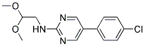 5-(4-CHLOROPHENYL)-N-(2,2-DIMETHOXYETHYL)PYRIMIDIN-2-AMINE Struktur