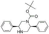 (2S,5S)-2,5-DIPHENYL-PIPERAZINE-1-CARBOXYLIC ACID TERT-BUTYL ESTER Struktur