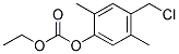 CARBONIC ACID 4-CHLOROMETHYL-2,5-DIMETHYL-PHENYL ESTER ETHYL ESTER Struktur