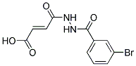 4-[N'-(3-BROMO-BENZOYL)-HYDRAZINO]-4-OXO-BUT-2-ENOIC ACID Struktur