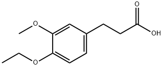 3-(4-ETHOXY-3-METHOXYPHENYL)PROPIONIC ACID Struktur