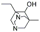 5-ETHYL-7-METHYL-1,3-DIAZATRICYCLO[3.3.1.1(3,7)]DECAN-6-OL Struktur