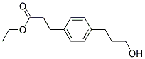 3-[4-(3-HYDROXY-PROPYL)-PHENYL]-PROPIONIC ACID ETHYL ESTER Struktur