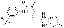 N-METHYL-N-[3-(5-METHYL-1H-BENZIMIDAZOL-2-YL)PROPYL]-N'-[3-(TRIFLUOROMETHYL)PHENYL]UREA Struktur