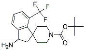 TERT-BUTYL 3-AMINO-7-(TRIFLUOROMETHYL)-2,3-DIHYDROSPIRO[INDENE-1,4'-PIPERIDINE]-1'-CARBOXYLATE Struktur