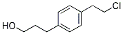 3-[4-(2-CHLORO-ETHYL)-PHENYL]-PROPAN-1-OL Struktur