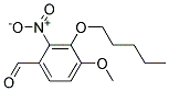 4-METHOXY-2-NITRO-3-PENTYLOXY-BENZALDEHYDE Struktur