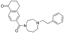 6-([4-(2-PHENYLETHYL)-1,4-DIAZEPAN-1-YL]CARBONYL)-3,4-DIHYDRONAPHTHALEN-1(2H)-ONE Struktur